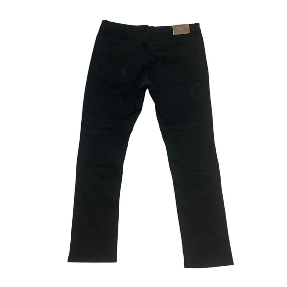 Ring of Fire Slim Fit Jeans Sz 34W 30L Black - Picture 2 of 9